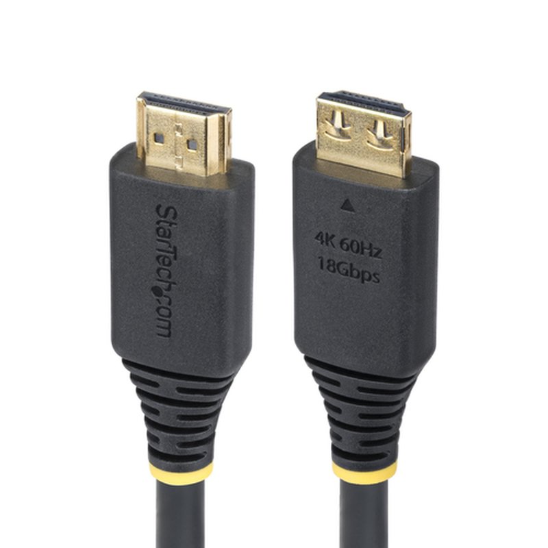StarTech.com Cable HDMI de Alta Velocidad de 3m con Conectores con Agarre - 4K 60Hz/1440p 144Hz - HDR10/HDCP 2.2/ARC - 18Gbps - Cable HDMI 2.0 - Recubrimiento de TPE
