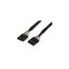 StarTech.com Cable Interno de 18 pulgadas al USB IDC de 5 pines del Cabezal de la Placa Base – H/H StarTech.com Cable Interno de 18 pulgadas al USB IDC de 5 pines del Cabezal de la Placa Base – H/H