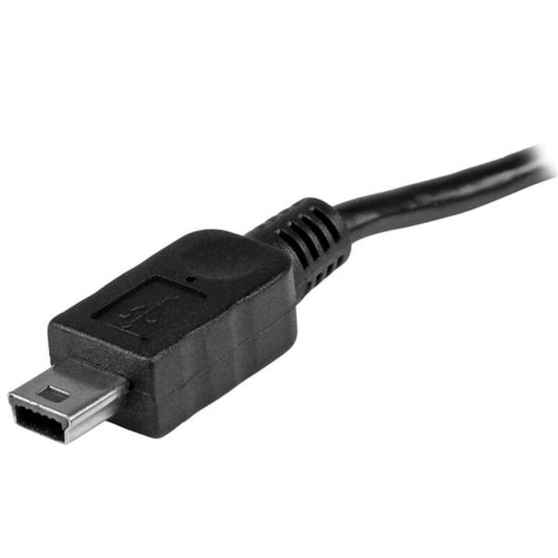StarTech.com Cable USB OTG de 20cm - Cable Adaptador Micro USB a Mini USB - Macho a Macho - Imagen 2