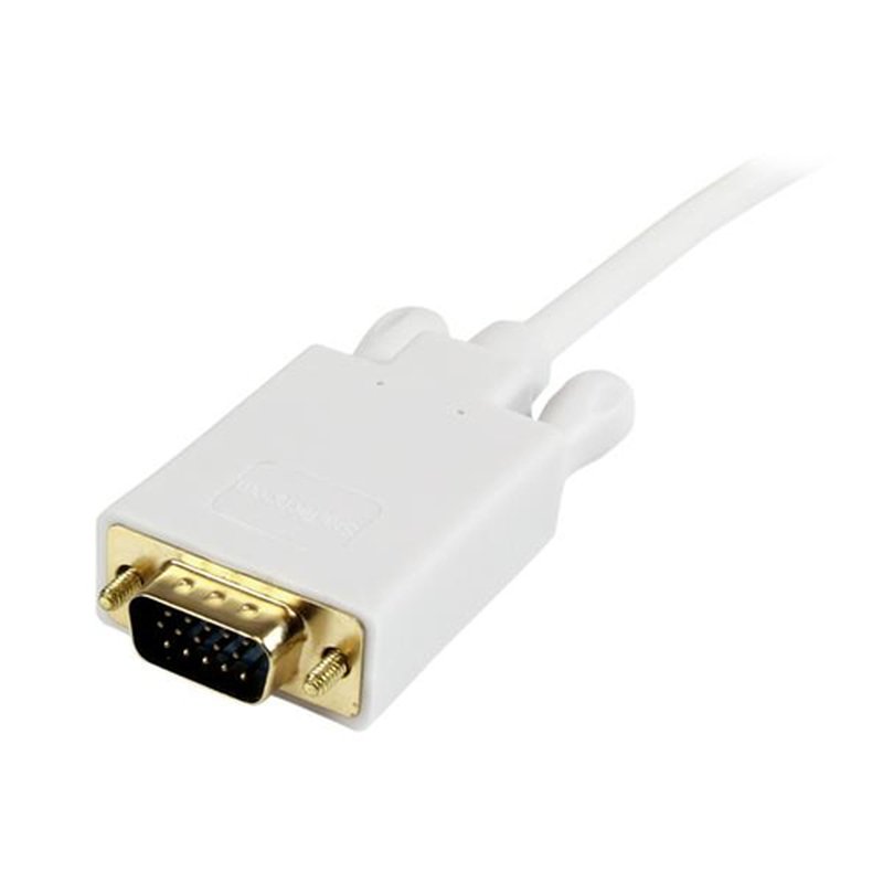 StarTech.com Cable de 1,8m de Vídeo Adaptador Conversor Activo Mini DisplayPort a VGA - 1080p - Blanco StarTech.com Cable de 1,8m de Vídeo Adaptador Conversor Activo Mini DisplayPort a VGA - 1080p - Blanco - Imagen 3