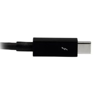 StarTech.com Cable de 2m Thunderbolt Macho a Thunder Bolt Macho - Negro StarTech.com Cable de 2m Thunderbolt Macho a Thunder Bolt Macho - Negro