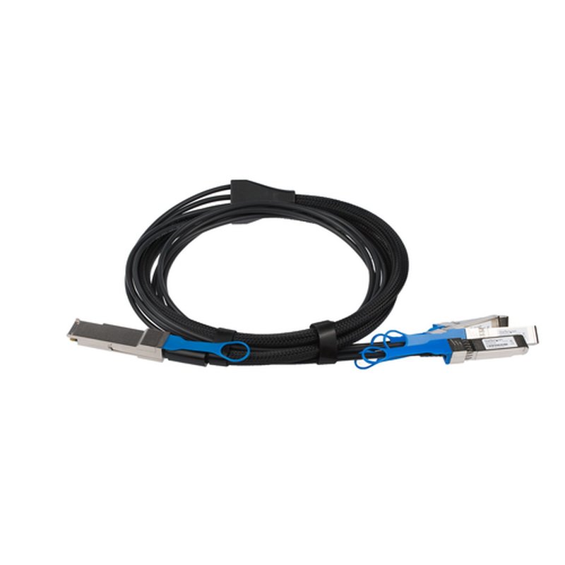 StarTech.com Cable de 2m Twinax Direct Attach QSFP+ a 4x SFP+ 40G Compatible con MSA sin Codificar- DAC de Cobre de 40 GbE - DAC Módulo Transceptor Pasivo de Bajo Poder 40 Gbps - Imagen 2