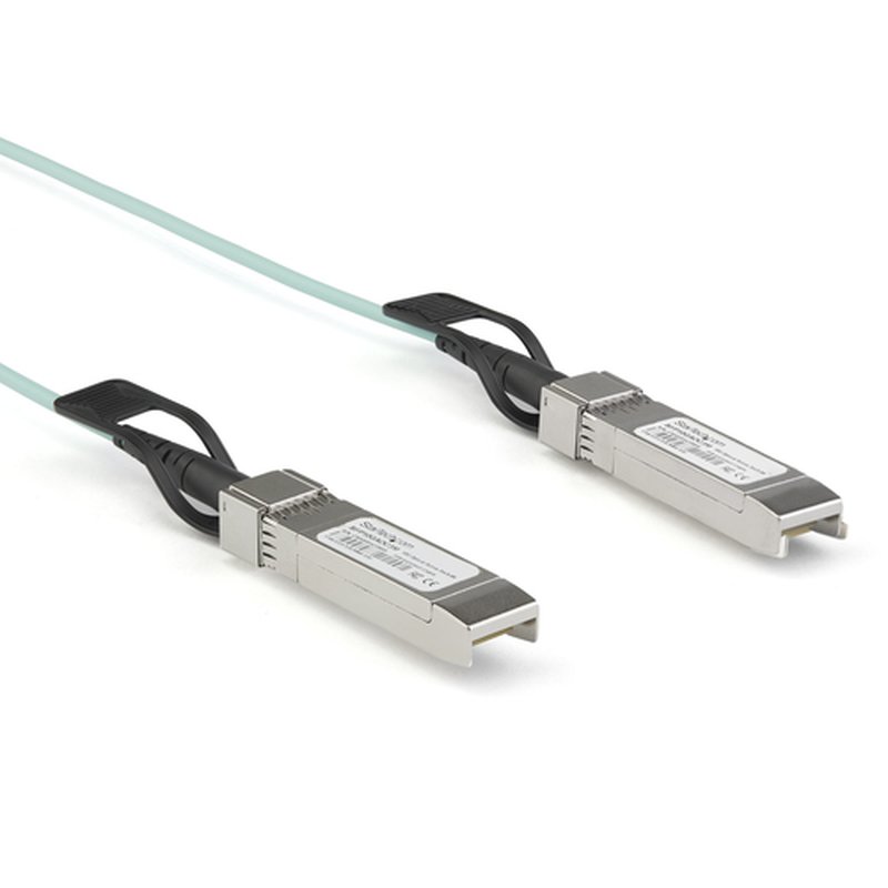 StarTech.com Cable de 3m Óptico Activo (AOC) SFP+ a SFP+, Compatible con Dell EMC AOC-SFP-10G-3M 10G - SFP+ Fibra Óptica Activa 10GbE - Cable SFP+ Mini GBIC 10Gbps - Z9100