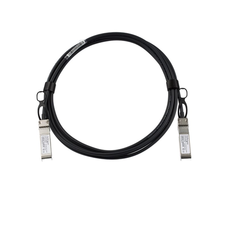 StarTech.com Cable de 3m Twinax Direct-Attach SFP+ a SFP+ 10G Compatible con Juniper EX-SFP-10GE-DAC-3M - DAC de Cobre SFP+ 10GbE - DAC Transceptor/Mini GBIC Pasivo de Bajo Poder 10Gbps - Imagen 2