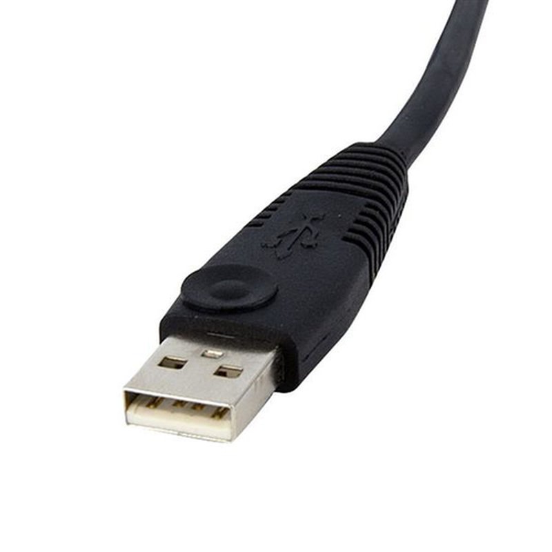 StarTech.com Cable de 4,5m para Switch Conmutador KVM 4en1 DVI-D Dual Link Doble Enlace USB con Audio Micrófono - Imagen 5