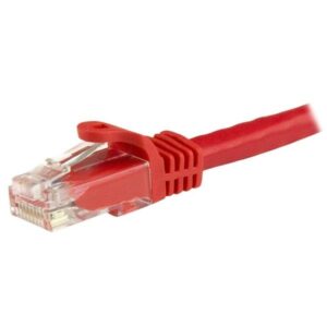 Alternative view of StarTech.com Cable de 7,5m Cat6 Ethernet de Red Rojo - RJ45 sin Enganches - 24AWG