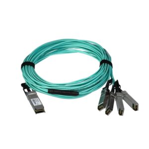 Alternative view of StarTech.com Cable de 7m AOC Compatible con Cisco QSFP-4X10G-AOC7M - 40G 1x QSFP+ a 4x SFP+ - Fibra Óptica Activa QSFP+ de 40GbE- C9300 C3850