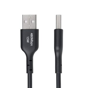 StarTech.com Cable de Carga USB-A a USB-C de 2m - Cable de Carga USB Tipo C - Carga Rápida de 3A - Cable de Transferencia de Datos USB 2.0 - TPE
