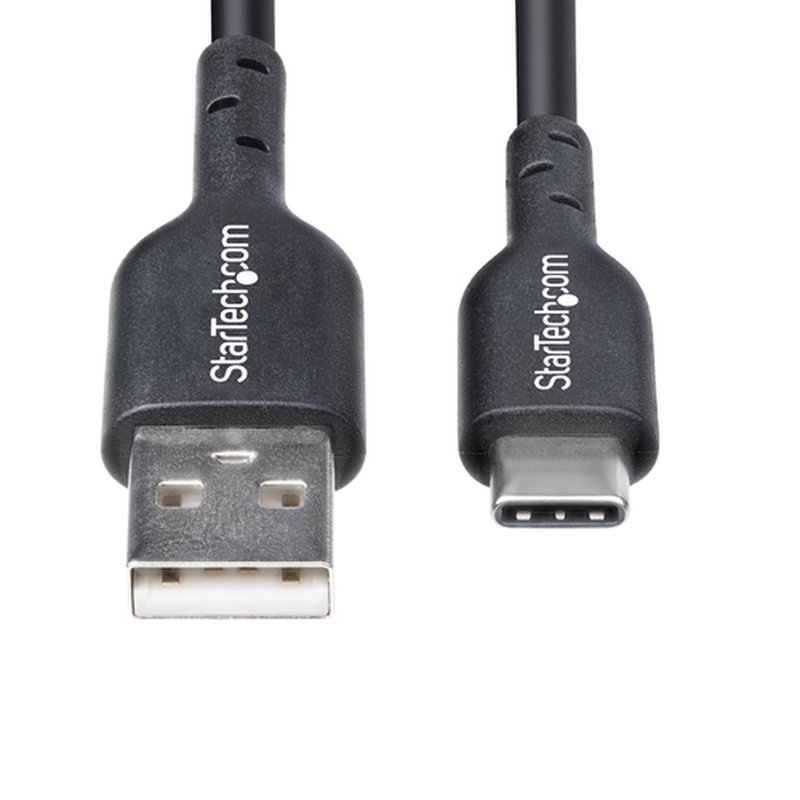 StarTech.com Cable de Carga USB-A a USB-C de 2m - Cable de Carga USB Tipo C - Carga Rápida de 3A - Cable de Transferencia de Datos USB 2.0 - TPE - Imagen 6