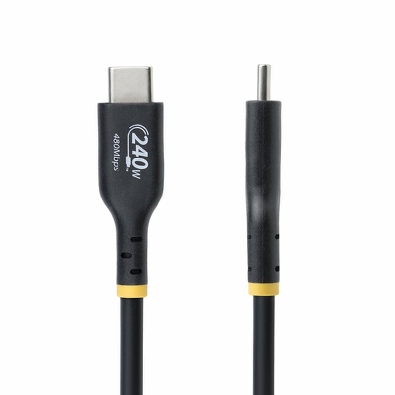 StarTech.com Cable de Carga USB-C de 3m - Cable USB Tipo C - Certificación USB-IF - PD de 240W EPR - Cable USB 2.0 USB-C de Carga para Portátiles - Recubrimiento de TPE - Macho a Macho StarTech.com Cable de Carga USB-C de 3m - Cable USB Tipo C - Certificación USB-IF - PD de 240W EPR - Cable USB 2.0 USB-C de Carga para Portátiles - Recubrimiento de TPE - Macho a Macho - Imagen 2