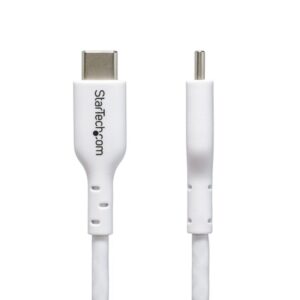StarTech.com Cable de Carga USB-C de 3m - Cable de Carga USB Tipo C para Portátil - Cable USB para Tablet o Móvil - Entrega de Alimentación PD de 60W 3A - Cable de Datos - Macho a Macho - Blanco StarTech.com Cable de Carga USB-C de 3m - Cable de Carga USB Tipo C para Portátil - Cable USB para Tablet o Móvil - Entrega de Alimentación PD de 60W 3A - Cable de Datos - Macho a Macho - Blanco