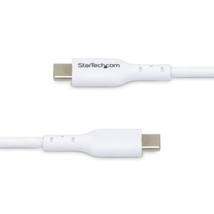 StarTech.com Cable de Carga USB-C de 3m - Cable de Carga USB Tipo C para Portátil - Cable USB para Tablet o Móvil - Entrega de Alimentación PD de 60W 3A - Cable de Datos - Macho a Macho - Blanco StarTech.com Cable de Carga USB-C de 3m - Cable de Carga USB Tipo C para Portátil - Cable USB para Tablet o Móvil - Entrega de Alimentación PD de 60W 3A - Cable de Datos - Macho a Macho - Blanco