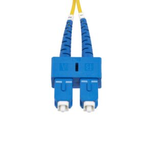 StarTech.com Cable de Fibra Óptica Dúplex SC a SC (UPC) OS2 Monomodo de 1m - 9/125µm - 40G/100G - Resistente a Dobleces - Low Insertion Loss - Cable LSZH - Cable de Parcheo de Fibra