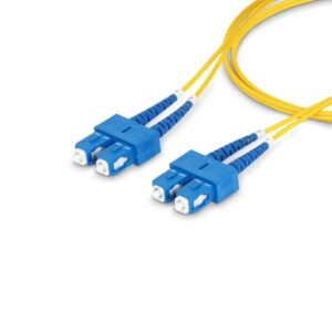 StarTech.com Cable de Fibra Óptica Dúplex SC a SC (UPC) OS2 Monomodo de 5m - 9/125µm - 40G/100G - Resistente a Dobleces - Low Insertion Loss - Cable LSZH - Cable de Parcheo de Fibra