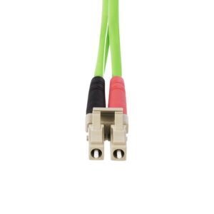 StarTech.com Cable de Fibra Óptica LC a LC (UPC) OM5 Multimodo 20m - Dúplex 50/125µm LOMMF Tipo Cremallera VCSEL 40G/100G - No Sensible a los Dobleces - Low Insertion Loss - LSZH