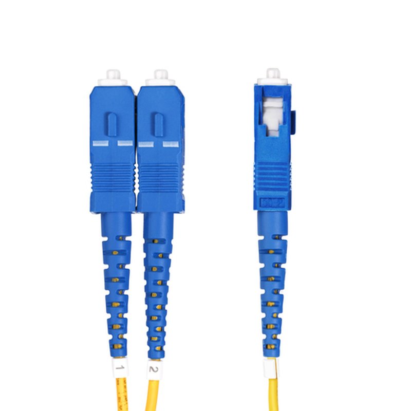 StarTech.com Cable de Fibra Óptica LC a SC (UPC) OS2 Monomodo 9/125µm 10G LSZH Dúplex de 20m - Low Insertion Loss - Resistente a Dobleces - Cable de Conexión de Parcheo LSZH - Imagen 2