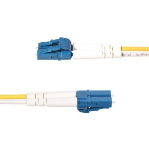 StarTech.com Cable de Fibra Óptica LC a SC (UPC) OS2 Monomodo 9/125µm 10G LSZH Dúplex de 25m - Low Insertion Loss - Resistente a Dobleces - Cable de Conexión de Parcheo LSZH