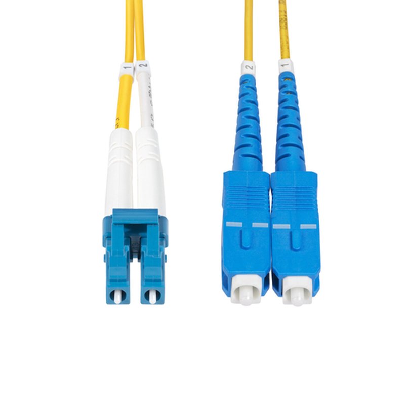 StarTech.com Cable de Fibra Óptica LC a SC (UPC) OS2 Monomodo 9/125µm 10G LSZH Dúplex de 7m - Low Insertion Loss - Resistente a Dobleces - Cable de Conexión de Parcheo LSZH - Imagen 6
