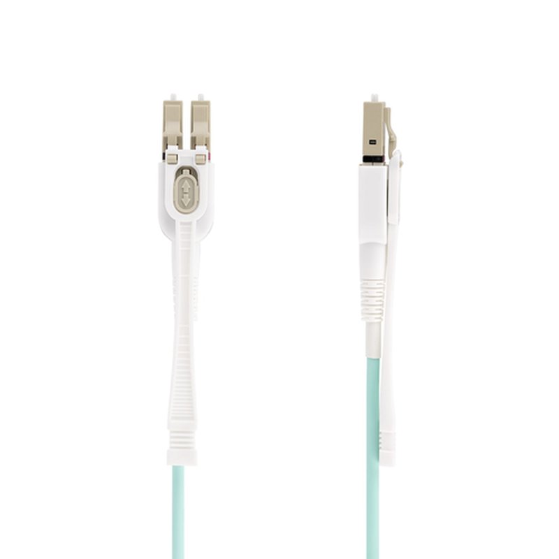 StarTech.com Cable de Fibra Óptica Multimodo LC a LC (UPC) OM4 de 8m - con Pestillos - 50/125µm - Redes de 100G - Resistente a los Dobleces - Low Insertion Loss - LSZH - Imagen 2