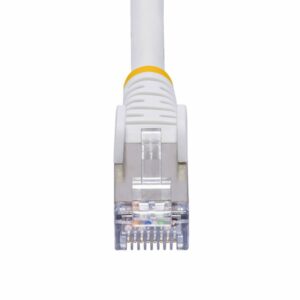 StarTech.com Cable de Red Ethernet CAT8 Blanco 50cm - Snagless - sin Pestillo - 25G/40G - 2000MHz - PoE++ 100W - 26AWG - S/FTP - Alivios de Tensión - Alambre de Cobre Puro - LSZH - Probado con Fluke StarTech.com Cable de Red Ethernet CAT8 Blanco 50cm - Snagless - sin Pestillo - 25G/40G - 2000MHz - PoE++ 100W - 26AWG - S/FTP - Alivios de Tensión - Alambre de Cobre Puro - LSZH - Probado con Fluke