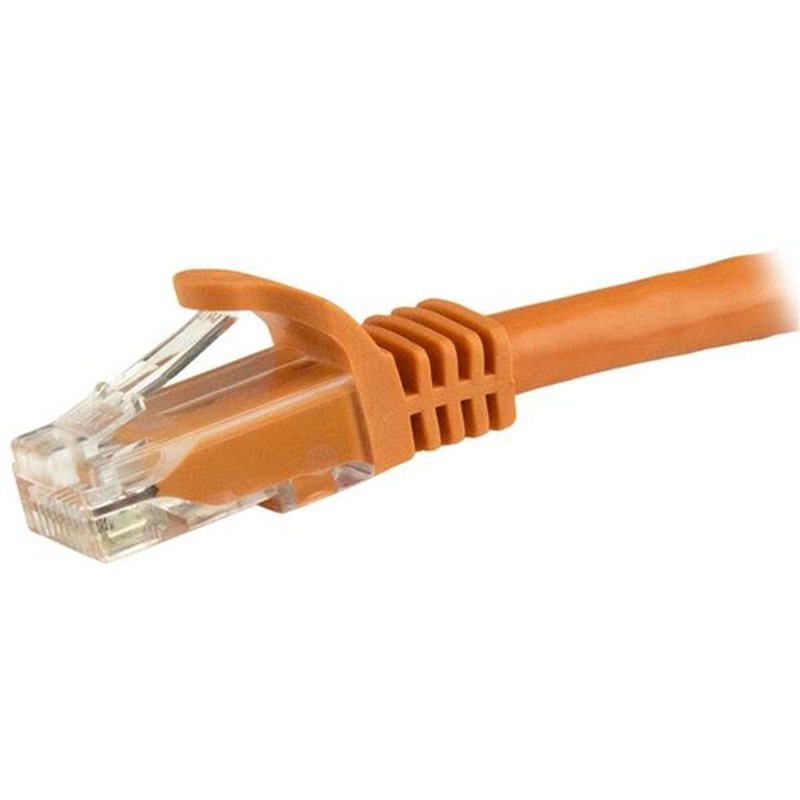 StarTech.com Cable de Red Ethernet Cat6 Snagless de 3m Naranja - Cable Patch RJ45 UTP - Imagen 2