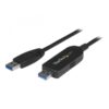 StarTech.com Cable de Transferencia de Datos USB 3.0 para ordenadores Mac y Windows - PC a PC