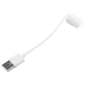 StarTech.com Cable en Espiral de 30cm Lightning 8 Pin a USB A 2.0 para Cargar su iPod iPhone iPad - Certificación MFi de Apple- Cable Lightning a USB - Blanco StarTech.com Cable en Espiral de 30cm Lightning 8 Pin a USB A 2.0 para Cargar su iPod iPhone iPad - Certificación MFi de Apple- Cable Lightning a USB - Blanco