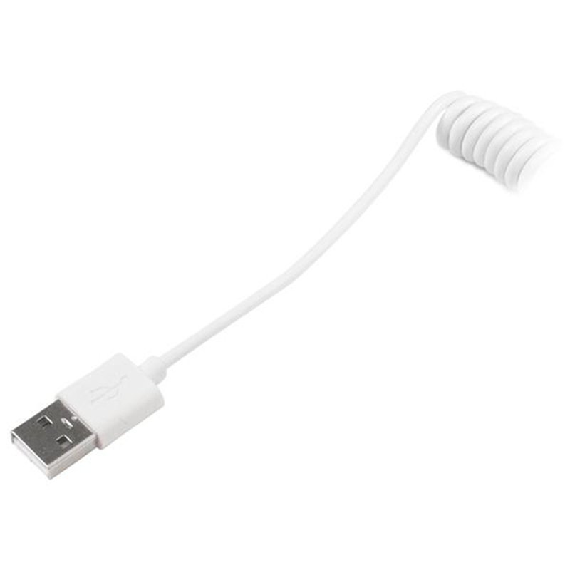 StarTech.com Cable en Espiral de 30cm Lightning 8 Pin a USB A 2.0 para Cargar su iPod iPhone iPad - Certificación MFi de Apple- Cable Lightning a USB - Blanco StarTech.com Cable en Espiral de 30cm Lightning 8 Pin a USB A 2.0 para Cargar su iPod iPhone iPad - Certificación MFi de Apple- Cable Lightning a USB - Blanco - Imagen 3