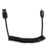 StarTech.com Cable en Espiral de 60cm Lightning 8 Pin a USB A 2.0 para Cargar su iPod iPhone iPad - Certificación MFi de Apple- Cable Lightning a USB - Negro StarTech.com Cable en Espiral de 60cm Lightning 8 Pin a USB A 2.0 para Cargar su iPod iPhone iPad - Certificación MFi de Apple- Cable Lightning a USB - Negro