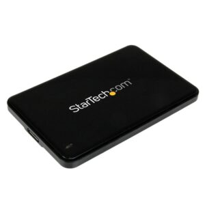 StarTech.com Caja de Disco Duro USB 3.0 con UASP para HDD/SSD SATA III de 2,5 Pulgadas y 7mm de Espesor