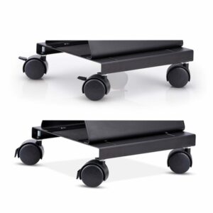 StarTech.com Carrito para Caja Torre de Ordenador - Carrito con Ruedas para CPU - Soporte Ajustable para CPU - de Acero - Carga de 21kg