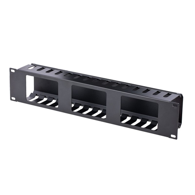 StarTech.com Conducto Horizontal 2U con Tapa para la Gestión de Cables en Rack de Servidores - Panel de Conductos para Cables en Rack de Redes de 19" - Canaleta con Ranuras para Cables StarTech.com Conducto Horizontal 2U con Tapa para la Gestión de Cables en Rack de Servidores - Panel de Conductos para Cables en Rack de Redes de 19" - Canaleta con Ranuras para Cables - Imagen 2