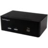 StarTech.com Conmutador KVM de 2 puertos con VGA doble y concentrador USB 2.0 de 2 puertos StarTech.com Conmutador KVM de 2 puertos con VGA doble y concentrador USB 2.0 de 2 puertos