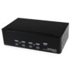 StarTech.com Conmutador Switch KVM 4 Ordenadores 2 Monitores Dobles DVI Audio 4 Puertos USB 2048x1536