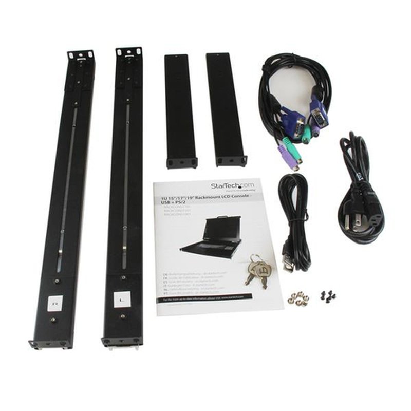 StarTech.com Consola con Rieles Dobles de 1U y Pantalla Ancha de 17 Pulgadas de 1080p para Rack - Imagen 9