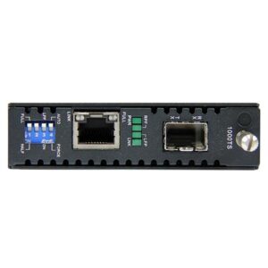 StarTech.com Conversor de Medios Gigabit Ethernet UTP RJ45 a Fibra con una Ranura SFP Disponible