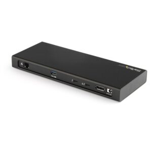 Alternative view of StarTech.com Dock Thunderbolt™ 3 para Dos Monitores 4K 60Hz - con Lector para Tarjetas de Memoria SD y Ranura PCIe M.2