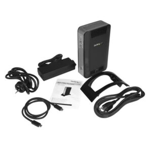 StarTech.com Docking Station USB-C Inalámbrica WiGig con Video Doble para Ordenadores Portátiles - con Entrega de Potencia PD