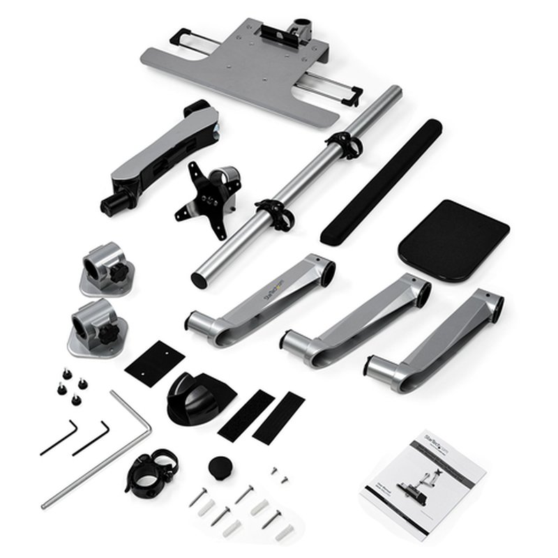 StarTech.com Estación de Trabajo de Montaje en Pared - para 2 Monitores - Premium - Imagen 8