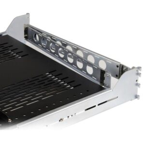 StarTech.com Estante Ventilado Deslizante de 2U con Gestión de Cableado y Profundidad Ajustable para Rack - 90,7kg
