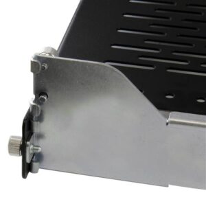 StarTech.com Estante Ventilado Deslizante de 2U con Gestión de Cableado y Profundidad Ajustable para Rack - 90,7kg