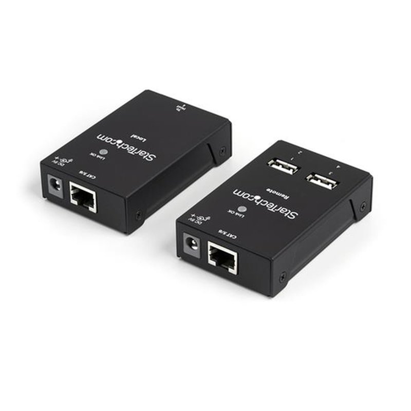 StarTech.com Extensor Alargador USB 2.0 de 4 puertos por cable Cat5 o Cat6 - Hasta 50 metros - Imagen 2