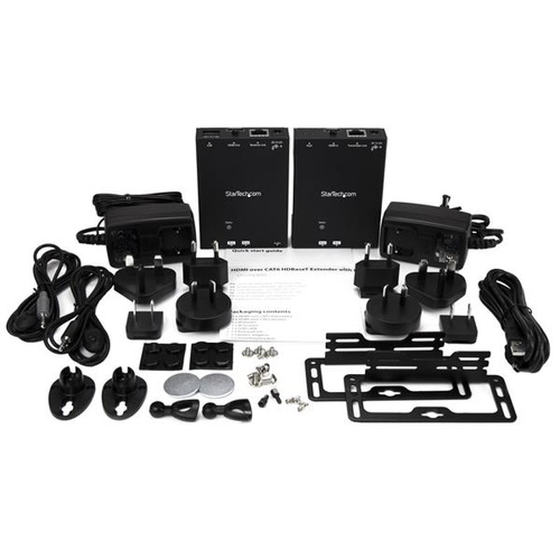 StarTech.com Extensor HDMI por CAT5 HDBaseT con Concentrador USB e IR - Alargador 90m - Hasta 4K - Imagen 4