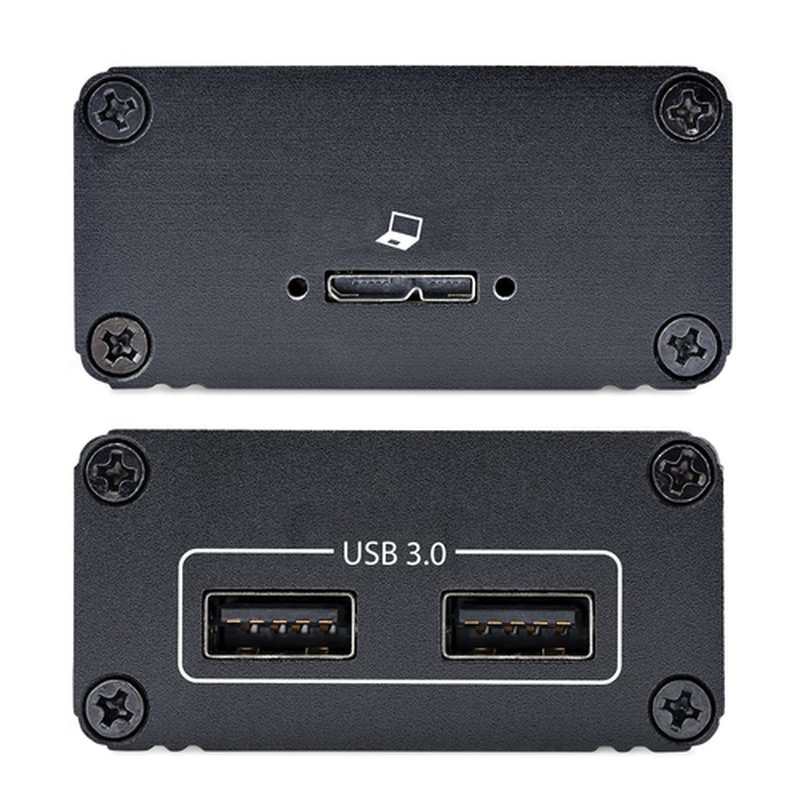 StarTech.com Extensor USB 3.0 de 2 Puertos sobre Fibra Multimodo OM3 - LC/LC - Hub de 2 Puertos USB-A de 5Gbps - Alcance de 350m - Alargador USB de Fibra Óptica - Extensor Óptico - Imagen 3