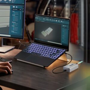 StarTech.com Extensor USB 3.0 de 2 Puertos sobre Fibra Multimodo OM3 - LC/LC - Hub de 2 Puertos USB-A de 5Gbps - Alcance de 350m - Alargador USB de Fibra Óptica - Extensor Óptico