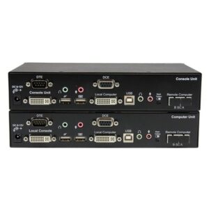 StarTech.com Extensor de Consola KVM por Fibra MM (2Km) con USB - Vídeo DVI - Serial y Audio StarTech.com Extensor de Consola KVM por Fibra MM (2Km) con USB - Vídeo DVI - Serial y Audio