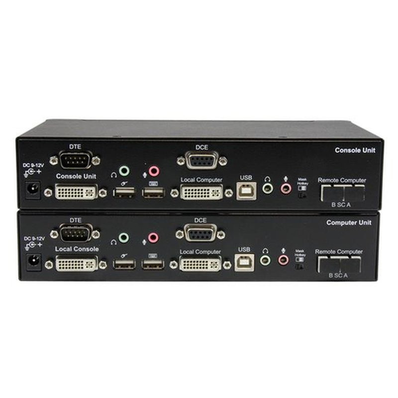 StarTech.com Extensor de Consola KVM por Fibra MM (2Km) con USB - Vídeo DVI - Serial y Audio StarTech.com Extensor de Consola KVM por Fibra MM (2Km) con USB - Vídeo DVI - Serial y Audio - Imagen 3