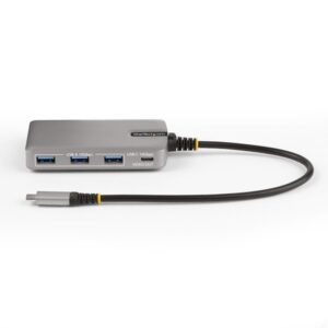 StarTech.com Hub Ladrón USB-C de 4 Puertos con Modo Alt de DP para USB-C y Salida de Vídeo de 4K 60Hz - 3x USB-A - 1x USB Tipo C - PD 100W - USB 3.2 10Gbps - Cable 30cm - Portátil StarTech.com Hub Ladrón USB-C de 4 Puertos con Modo Alt de DP para USB-C y Salida de Vídeo de 4K 60Hz - 3x USB-A - 1x USB Tipo C - PD 100W - USB 3.2 10Gbps - Cable 30cm - Portátil