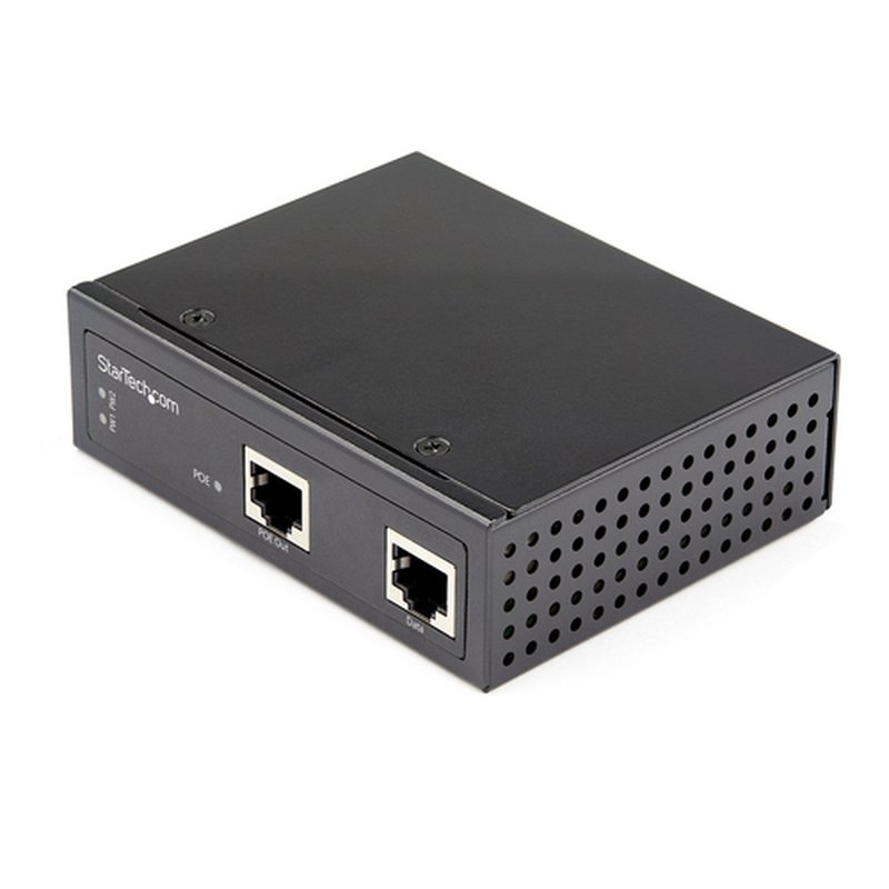 StarTech.com Inyector Industrial PoE Gigabit de Alta Velocidad - 90W - 802.3bt PoE++ UPoE Ultra Power Over Ethernet (POEINJ1G90W)