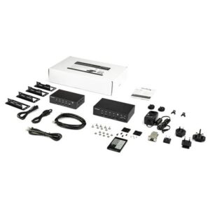 StarTech.com Juego Extensor Multi Entrada HDBaseT con Switch y Escalador Integrado
